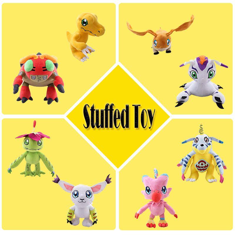 Agumon Tailmon Digimon Pluszowa Zabawka z Miękkim Wypychaniem**