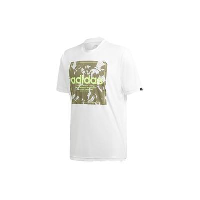 adidas Camo Box Tee Men Tops White GD5875