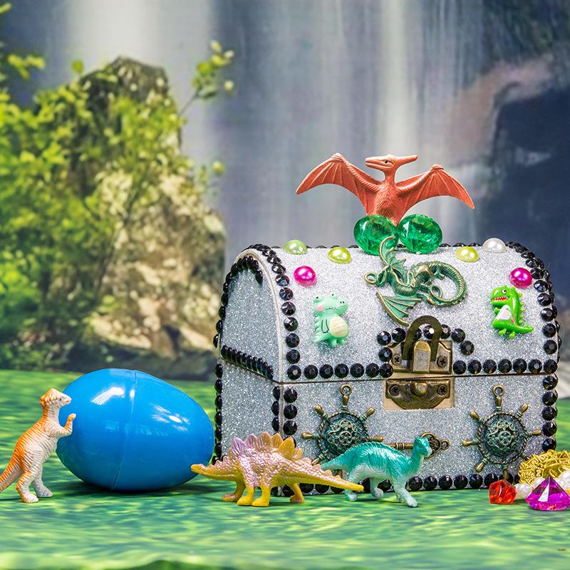 DIY Mystery Egg Puzzle Treasure Chest: Creative Wooden Storage Box & Lucky Bag Gift for Kids