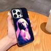 Lovely B-Billie Eilish Singer Phone Case For iPhone17,16,15,14,13,12,11,Pro,MAX White Matte Shockproof Cover