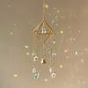 1 Piece, Colorful Metal Rainbow Star Moon Wind Chimes, Sun Catcher Outdoor Window Home Decoration Garden Car Pendant