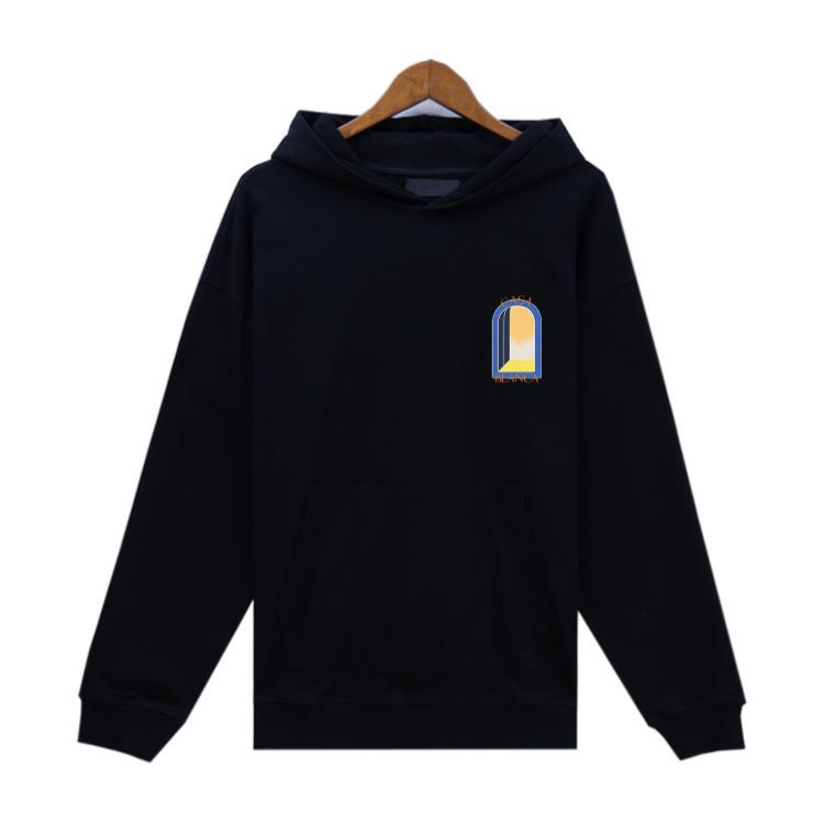 Unisex Trendy European & American Loopback Hooded Sweatshirts - Autumn/Winter, Featuring Loose Casablanca Style