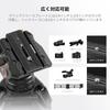 Concept Fluid Head for Tripod DSLR Fluid Video Head Smooth and Stable Tripod Head Mount K&F BV40,