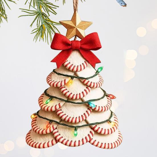 Baseball String Lights Christmas Ornament Festive Lantern Design Sports Enthusiast Christmas Decor Holiday Decoration