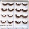 RED SIREN Brown Fluffy Mink Lashes 2026 New Design Luxurious Soft Natural Strip Lashes Cosplay Mink False Eyelashes Supplies
