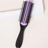 Hairdressing nine row styling comb, durable ASB plastic handle, suitable for both dry and wet use, special for real hair wigs