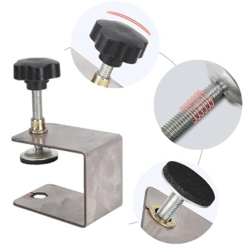 Granmagazz Adjustable Bracket Clamps, Set of 4, for Drawers, Desks, Cabinets, and More, DIY Fixing Clamps