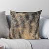 Tabby Cat Faux Fur Square Pillowcase Polyester Linen Velvet Pattern Zip Decor Pillow Case Sofa Seater Cushion Cover x