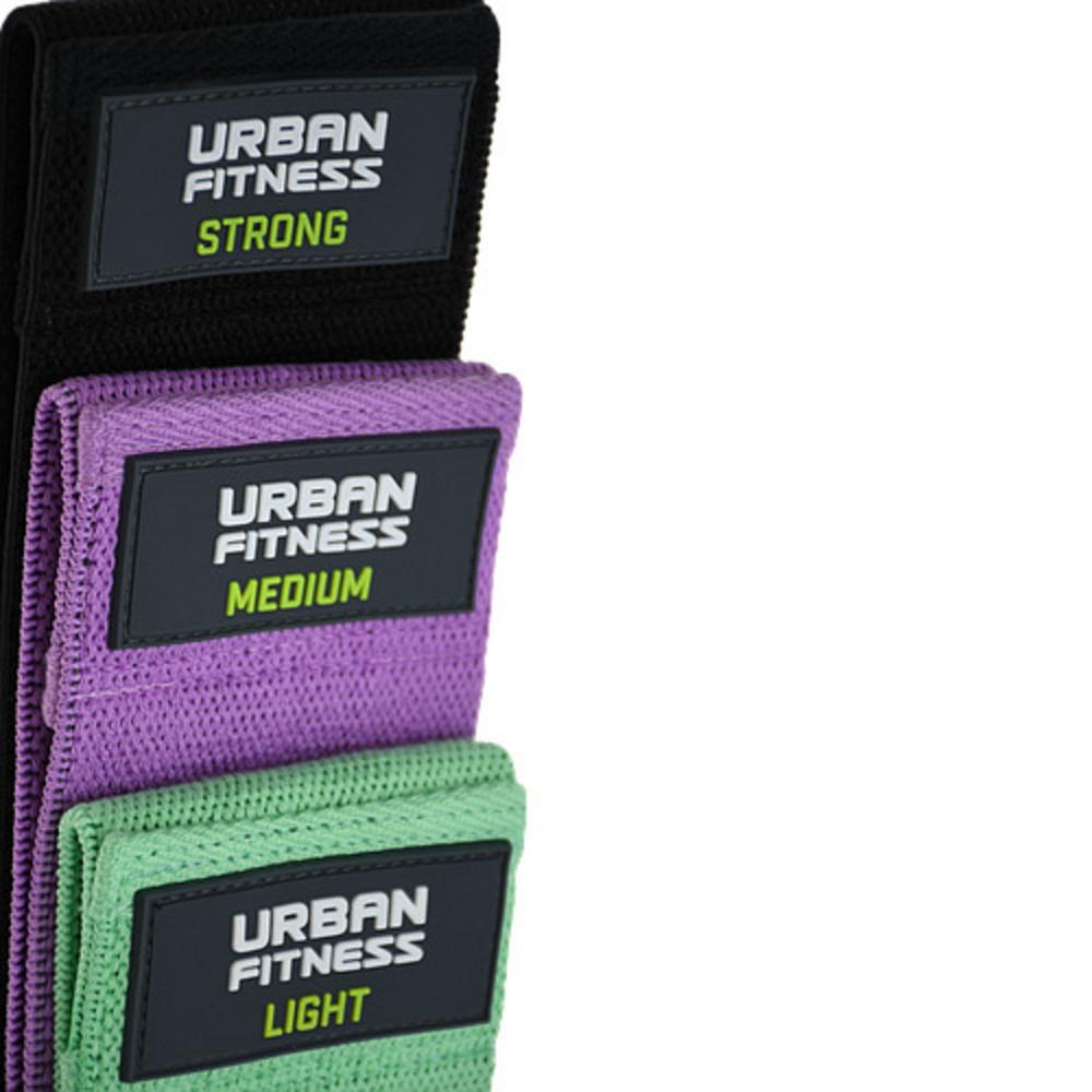 Urban Fitness Equipment Set bandă de rezistență pentru țesături (Pachet de 3)