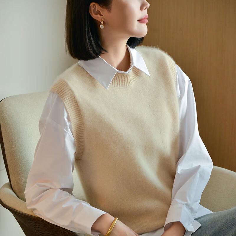 Fanzhen Women's 100% Wool Vest