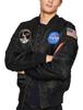 Alpha Industries Apollo Outerwear TA0113 Size M MA-1 Black,