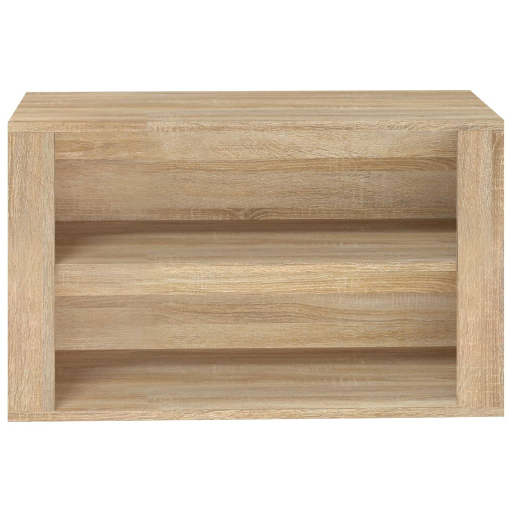 Shoe Rack Sonoma Oak 75 x 35 x 45 cm Particleboard