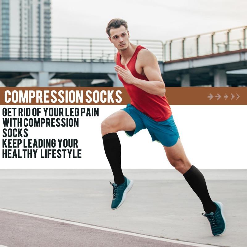 2PAIRS pressure socks calf socks stretch socks sports cycling running yoga socks men's and women's stockings compression socks