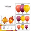 102 Pieces Autumn Balloon Arch Set Is Suitable for Large Parties Autumn Harvest Festival Thanksgiving and Many Other Occasions