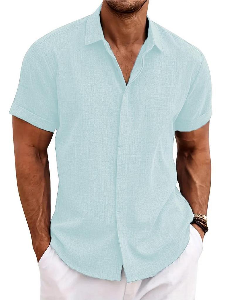 2024 Men's Summer 3D Printed Lapel Shirt