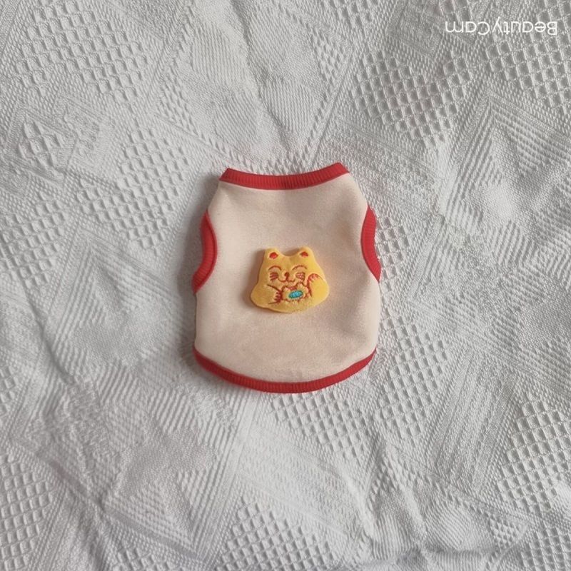Kitten Clothes Are Super Small 0 To 3 Months Pet Cats and Dogs Spring and Autumn Small Vest Teddy Pomeranian Puppy Clothes
