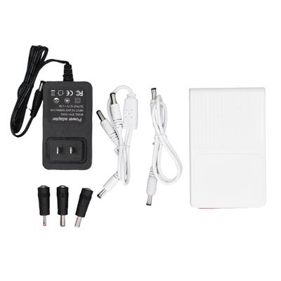 UPS Power Supply DC12V9V5V 10400mAh Uninterruptible Battery Backup with 3 DC Adapters for Routers