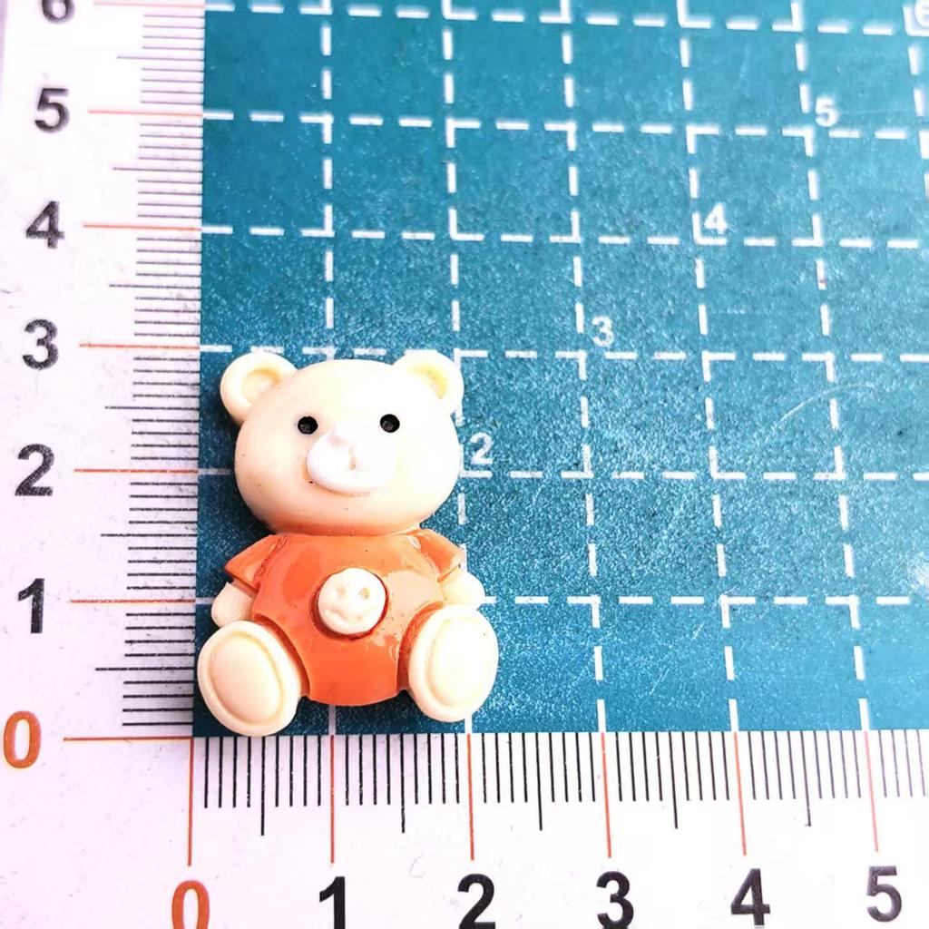 Cartoon Mary Bear Resin Shoe Charms & DIY Accessories