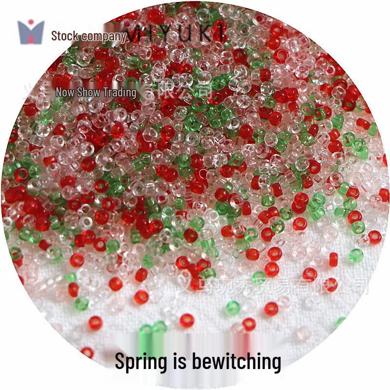 1.5mm Transparent Miyuki Glass Seed Beads for DIY Hairpins, Embroidery, and Bracelet Crafting.