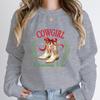Fashion Hoodeless Sweatshirt Cowgirl Christmas Club Making