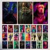 Vintage Movie Poster John Wick Poster Metal Sign Decorative Tin Painting Home Cafe Bar Kraft Poster Wall Sticker Decoration