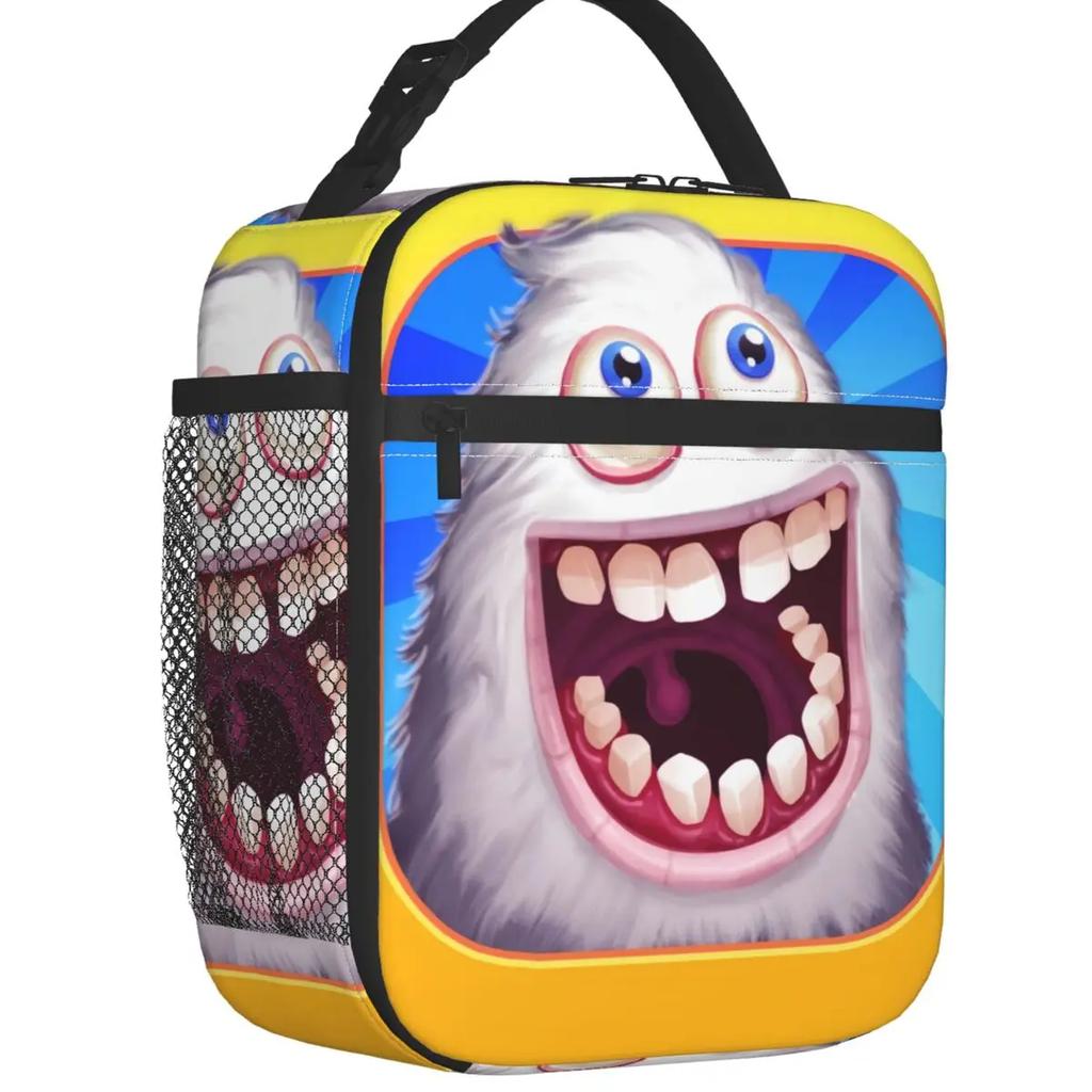 My Singing Monsters Characters Insulated Lunch Bag Leakproof Cartoon Anime Game Cooler Thermal Lunch Tote Kids School Children