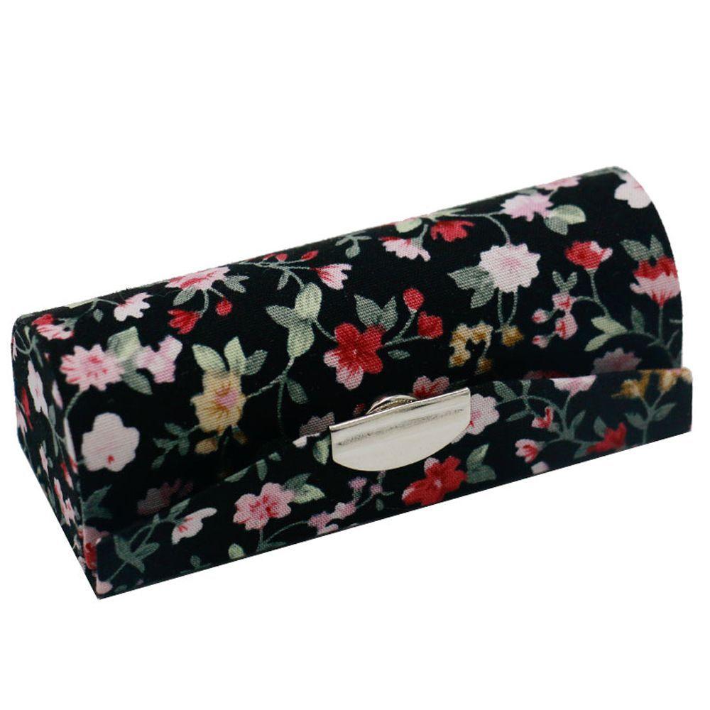 

Small Flower Printing Makeup Multicolor Lipstick Holder Lipstick Box Lipstick Case Packaging Box чёрный