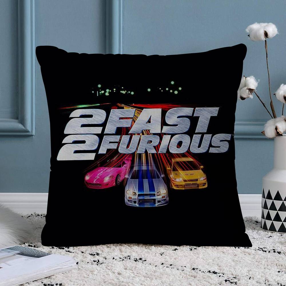 FFast and FFurious Pillowcase Toon Gift Cushion Cover Bedroom Home Sofa Chair Seat Decor Pillow Case