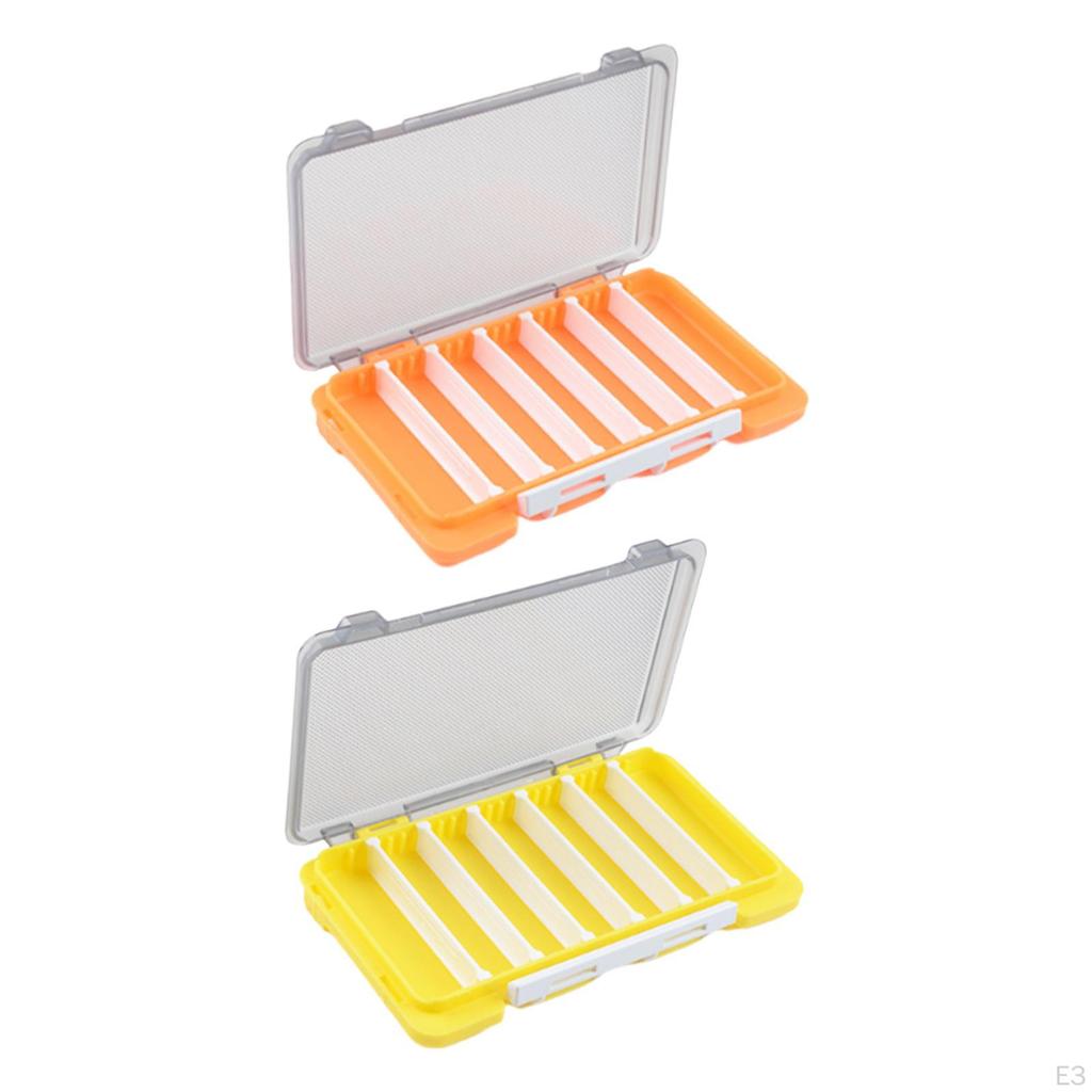 Oboustranný rybářský box na náčiní Návnada Lehký držák Praktický organizér na uložení nástrah