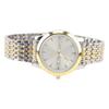 Quartz Men Watch Commercial Dual Date Stylish Classic Quartz Stainless Steel Dress Watch Gold and