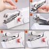 Household Electric Sewing Machine Household Mini Hand Sewing Machine Quick Handy Stitch Sew Needlework Cordless Clothes Fabrics