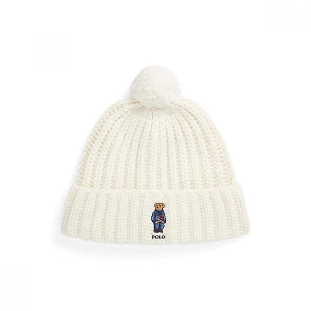Polo Ralph Lauren Women S Polo Bear Rib Pompom Beanie Hat wapohgS0j420148101 ONE