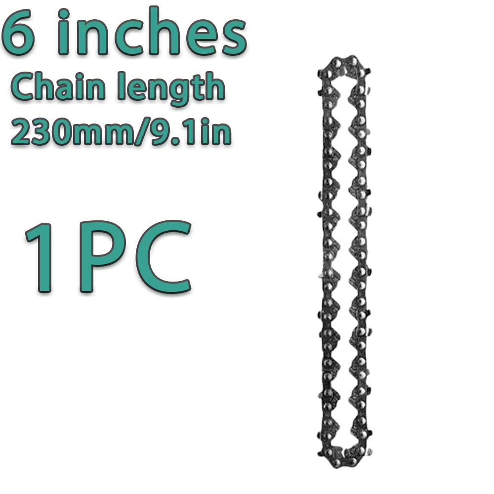 

Electric ChainSaws Chains Guide Plate Mini Steel Chainsaw Chain Garden Tools Accessory Blade Replacement Set 4 inch 6 Inch Wood Cutting
