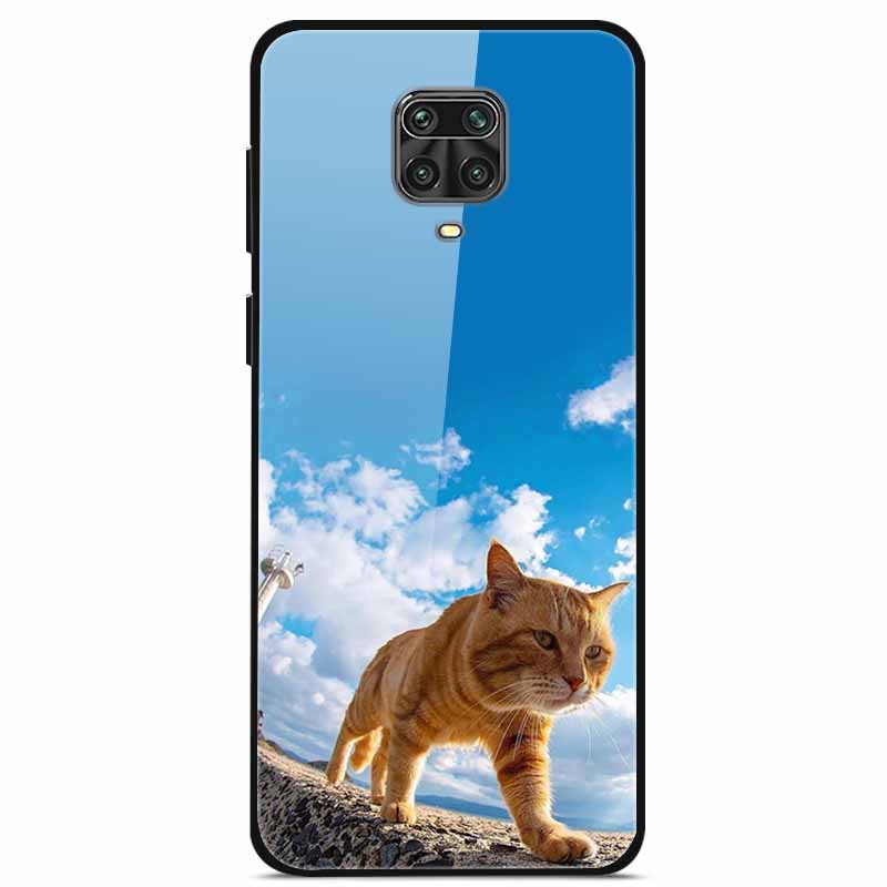 For Xiaomi Redmi Note 9 Pro Case Tempered Glass Hard Phone Back Cover for Redmi Note 9S 9 S Cases Hongmi Note9S Note9 9Pro Coque