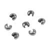 3/4/5 mm 100 sztuk/partia Clad Open Pozycjonowanie Koraliki Okrągłe Koraliki Przekładkowe Do Znalezienia DIY Biżuteria Tworzenia Biżuterii Akcesoria