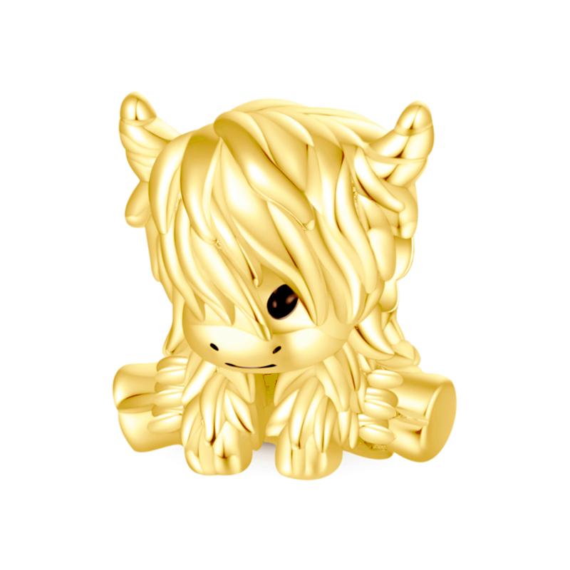 NOI Mărgele Rotunde Strălucitoare Placate cu Aur Clip Potrivite pentru Brățară Originală de Argint Bijuterii DIY Cadou Fundă Inimă Dublă Suspensă