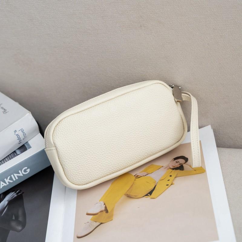 

Fashion Women s Handbag Genuine Leather Coin Purse TOGO Top Layer Cowhide Bag Size 109 білий