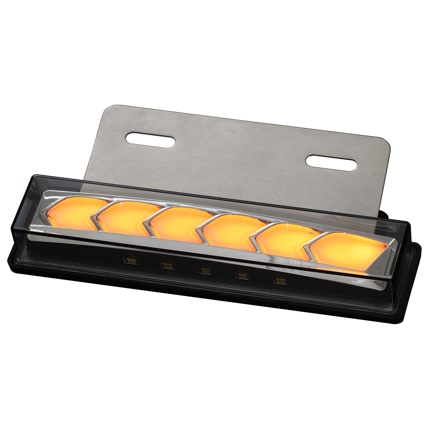 VerticalArrow Truck LED Sequential Side Marker Lamp (Inner Chrome, L Side) L side