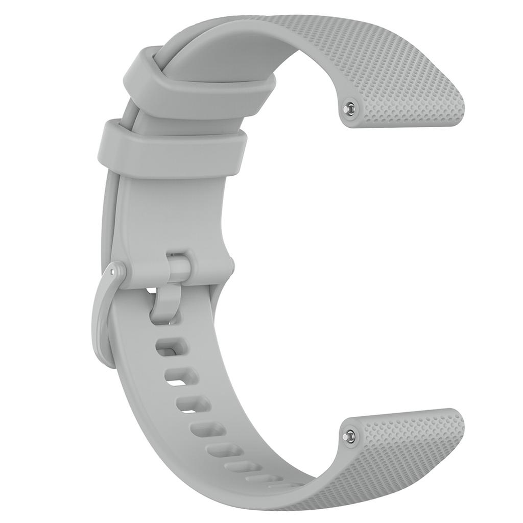 18mm Watch Band for Garmin Vivomove 3S/GarminMove 3S/Vivoactive 4S 40mm 45mm/GarminActive S Grid Texture Silicone Strap