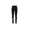Nike Logo Letter Print Fitness Running Sports Knitted Butt-Lifting Leggings Women Leggings Black DB3904-010