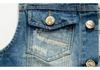 Men's Cool New Korean Slim Fit Denim Vest, Plus Size Sleeveless Casual Trendy Apparel