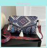 Ethnic Style Tassel Womens Shoulder Bag With Nylon Lining For Casual Travel