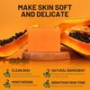1PC Papaya Soap, Moisturizes the Skin, Brightens the Complexion, Cleanses the Skin and Deeply Cleanses Pores.