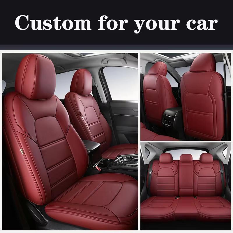 PU Leather Custom Fit Car Seat Covers For Ssangyong Rexton kyron Korando Actyon Sport Rodius Luxury Auto Interior Accessories