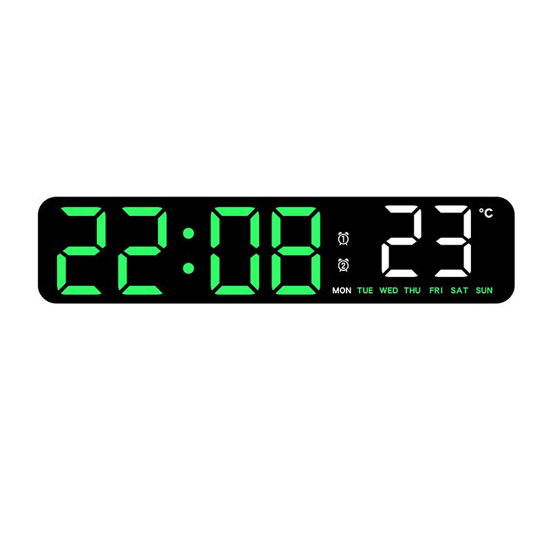 A Simple LED Digital Silent Multifunctional Clock with Luminous Clock and Two Sets of Alarm Clocks