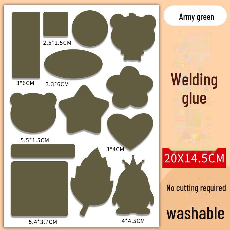 Autocolante cu patch-uri colorate cu desene animate: Reparații autoadezive, fără cusături, fără cusături pentru jachete și haine