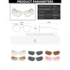 Sunglasses Women Men Oversized Brand Designer Gradient Goggle Sun Glasses Steampunk Glasses Shades Eyewear Mirror Eyeglasses
