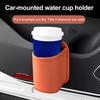 Car Storage Rack Leather Texture Waterproof Car Door Side Organizer Multi-Functional Vehicle Cup Holder Storage Box for Phone Keys Water Bottle Fit