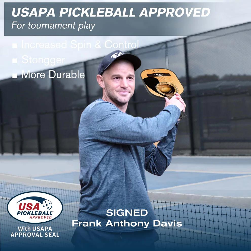 Luzz T700 Carbon Fiber Pickleball Paddles Sandblasted Surface USAP Approved Pickle Ball Rackets for All Skill Level