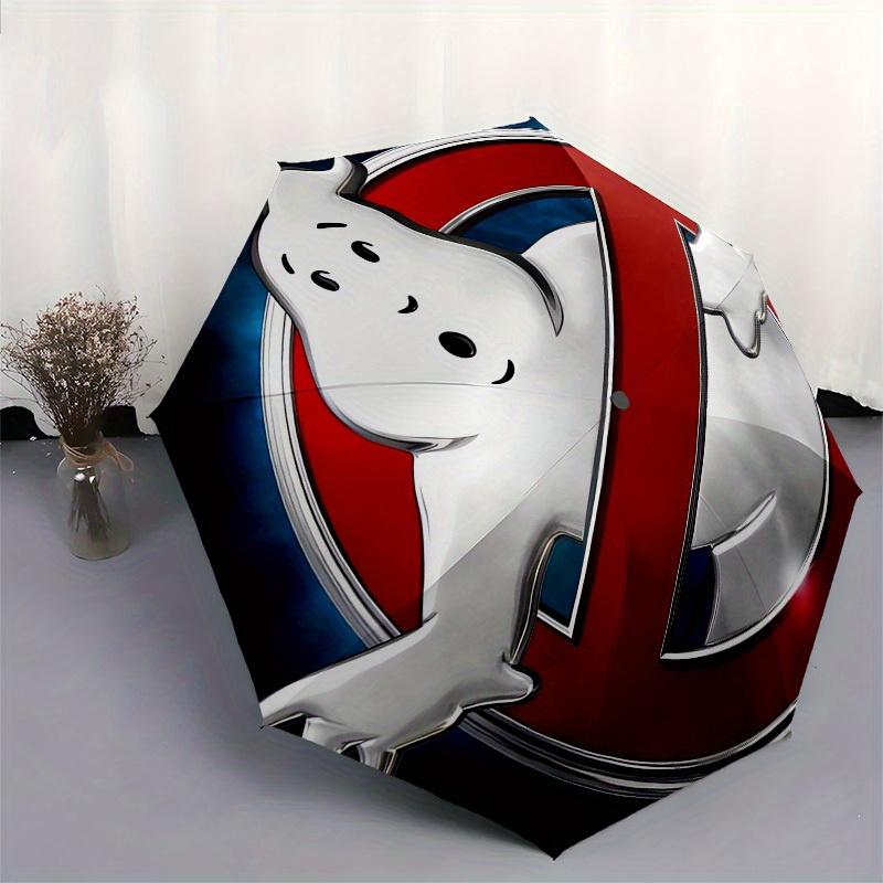 1pc GhostbustersGhost Themed High-quality Umbrella,Automatic Opening and Closing Umbrella,Multi-functional Umbrella G0811118